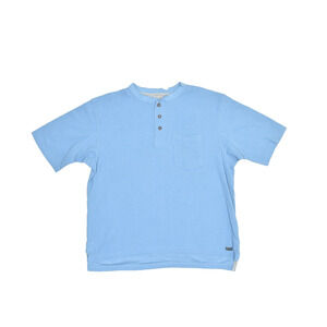 NEW Smith's Workwear Men's Mini-Thermal Henley Pullover 3XL Chambray NWT